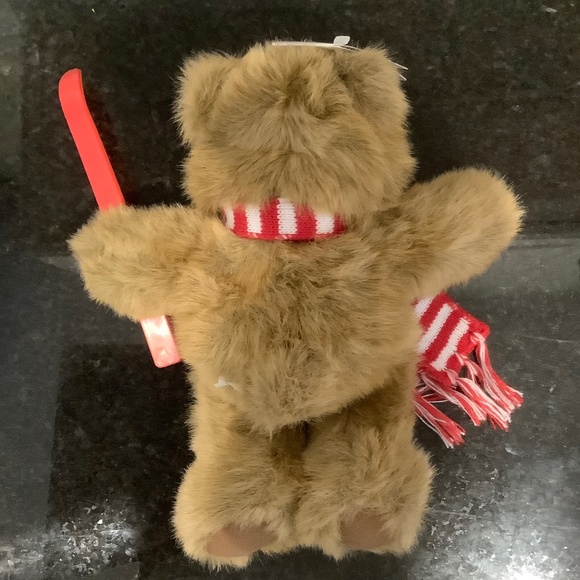 Brown Ski Bear Stuffed Animal - Picture 3 of 7